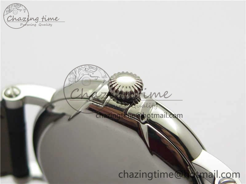 Calatrava 5153 SS ZF 1:1 Best Edition Black Dial on Black Leather Strap A324CS