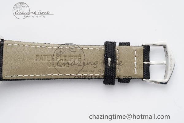 Calatrava 5226G SS HKF 1:1 Best Edition Gray Rock Dial on Black Nylon Strap 330CS