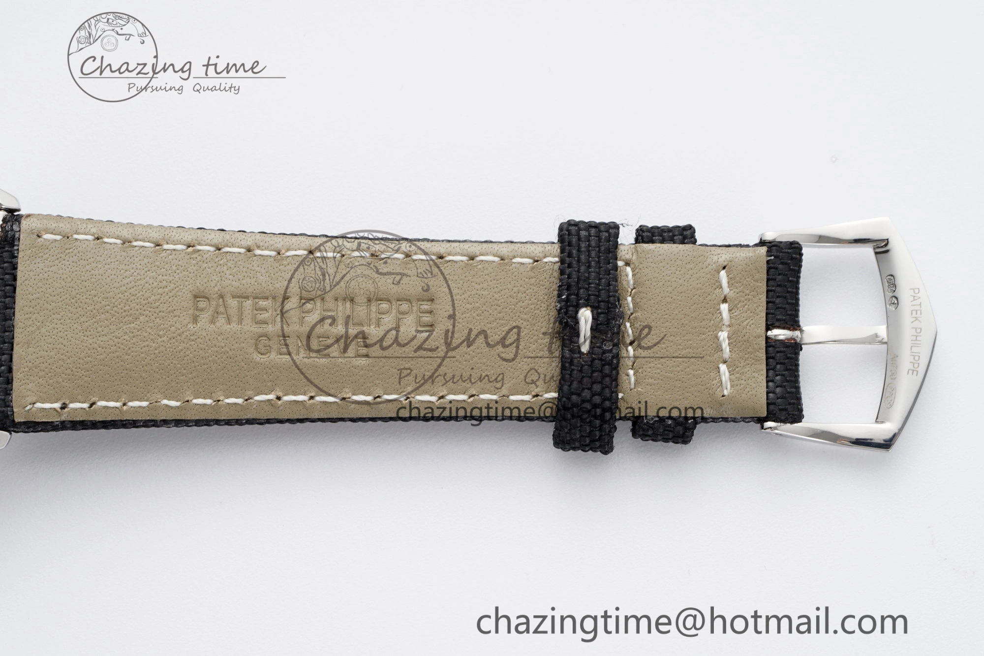 Calatrava 5226G SS HKF 1:1 Best Edition Gray Rock Dial on Black Nylon Strap 330CS