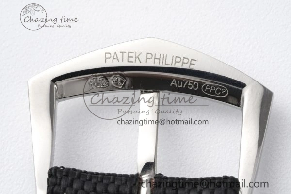 Calatrava 5226G SS HKF 1:1 Best Edition Gray Rock Dial on Black Nylon Strap 330CS