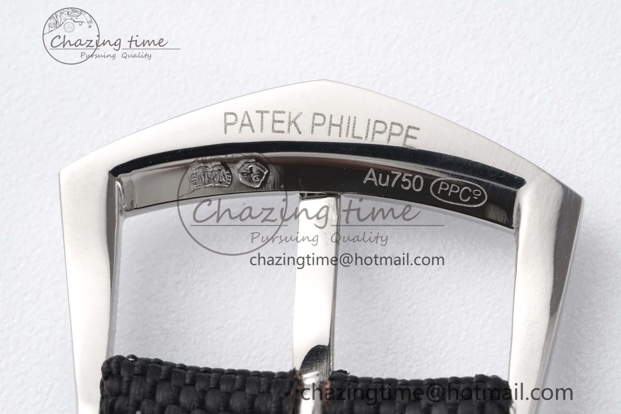 Calatrava 5226G SS HKF 1:1 Best Edition Gray Rock Dial on Black Nylon Strap 330CS