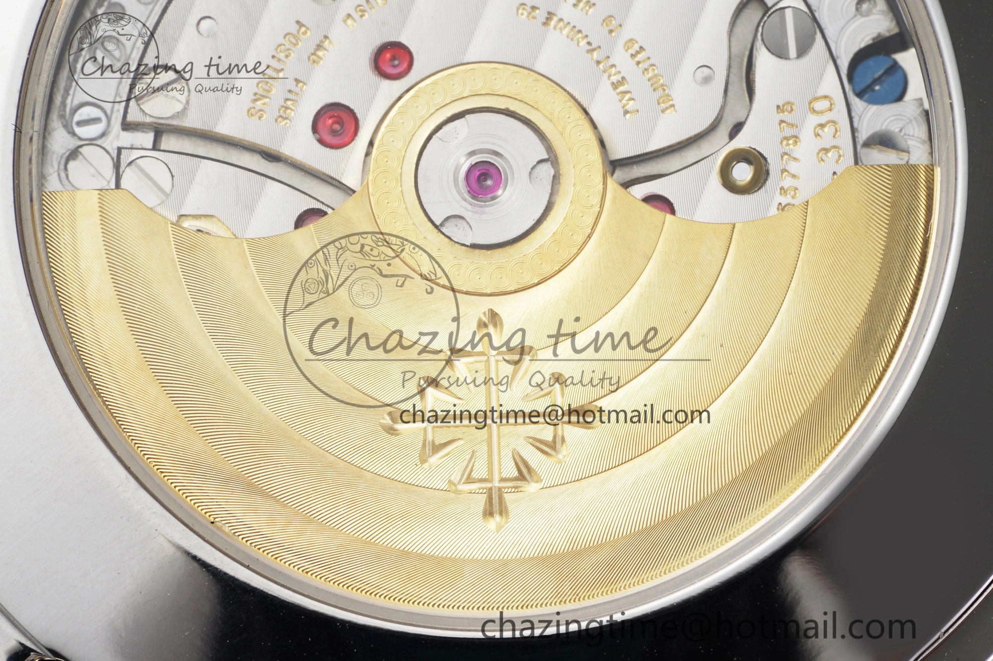 Calatrava 5226G SS HKF 1:1 Best Edition Gray Rock Dial on Brown Leather Strap 330CS