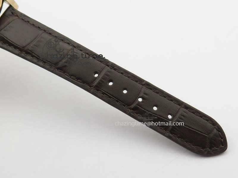 Calatrava 5227 RG Bp-Maker Black Dial On Brown Leather Strap MIYOTA 9015 PP324CS