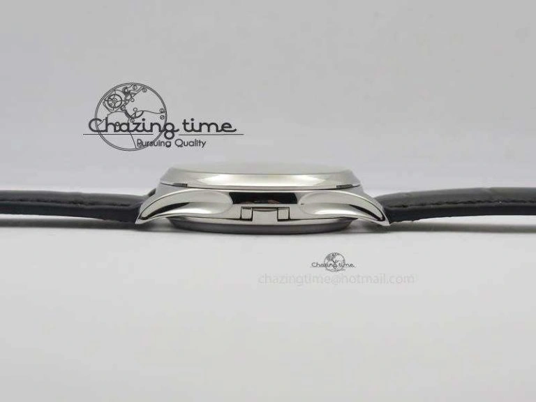 Calatrava 5227 SS Bp-Maker White Dial On Black Leather Strap MIYOTA 9015 PP324CS