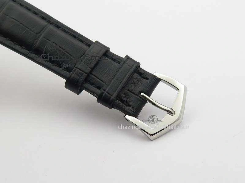 Calatrava 5227 SS Bp-Maker White Dial On Black Leather Strap MIYOTA 9015 PP324CS