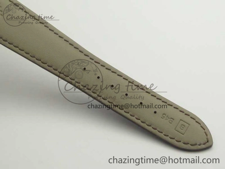 Calatrava 5296R RG ZF 1:1 Best Edition Ivory Dial on Brown Leather Strap 324CS (Free box)