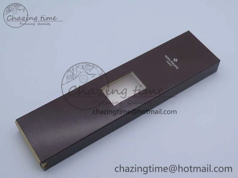 Calatrava 5296R RG ZF 1:1 Best Edition Ivory Dial on Brown Leather Strap 324CS (Free box)