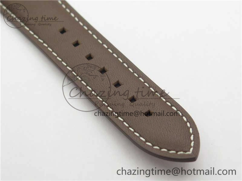 Calatrava 5524R Pilot Travel Time RG GRF Brown Dial on Brown Leather Strap A324 V2