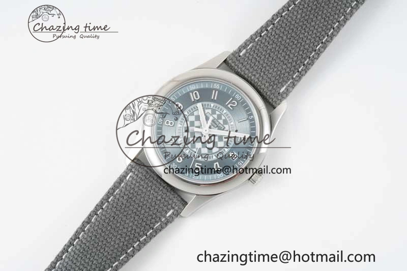Calatrava 6007a PPF 1:1 Best Edition Blue Dial on Gray Nylon Strap 324CS