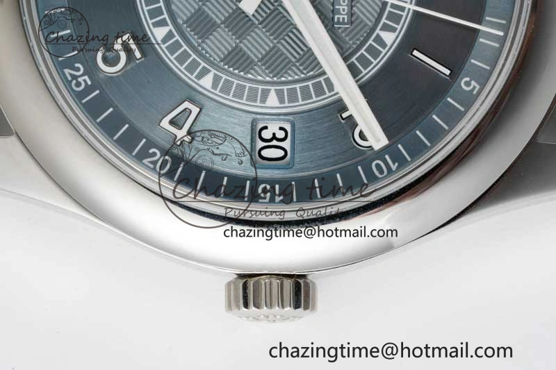 Calatrava 6007a PPF 1:1 Best Edition Blue Dial on Gray Nylon Strap 324CS