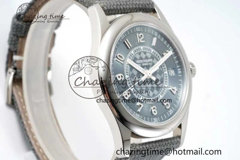 Calatrava 6007a PPF 1:1 Best Edition Blue Dial on Gray Nylon Strap 324CS