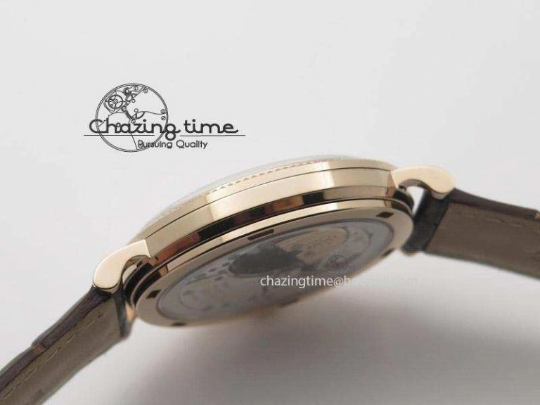 Calatrava Automatic RG SF Best Edition White Dial On Brown Leather Strap A240(Micro-Rotor)