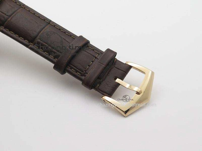 Calatrava Automatic RG SF Best Edition White Dial On Brown Leather Strap A240(Micro-Rotor)
