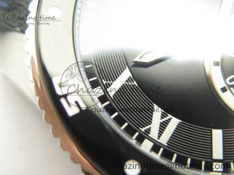 Calibre De Cartier Diver Black JF 1:1 Best Edition on Black Nylon Strap A23J