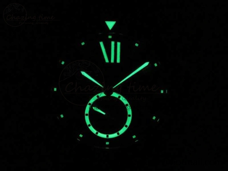 Calibre De Cartier Diver Blue JF 1:1 Best Edition On Blue Rubber Strap A23J