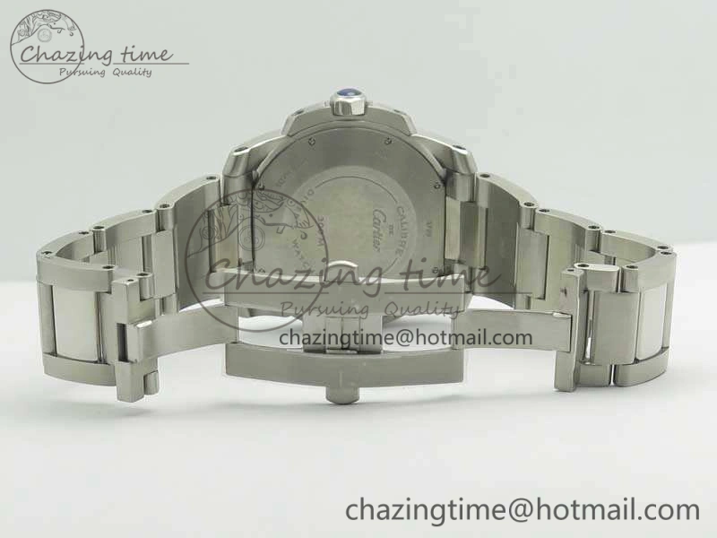 Calibre De Cartier Diver Blue JF 1:1 Best Edition On SS Bracelet A23J