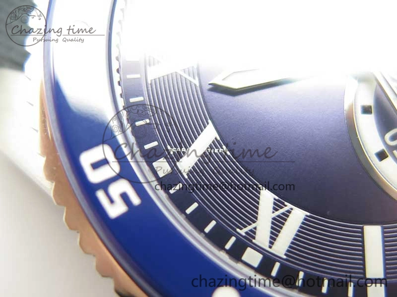 Calibre De Cartier Diver Blue JF 1:1 Best Edition on Blue Nylon Strap A23J