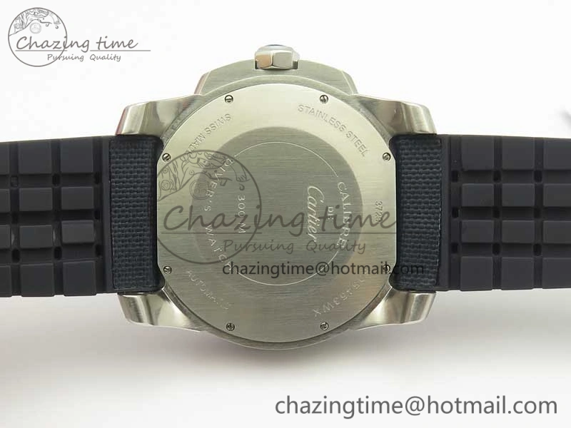 Calibre De Cartier Diver Blue JF 1:1 Best Edition on Blue Nylon Strap A23J