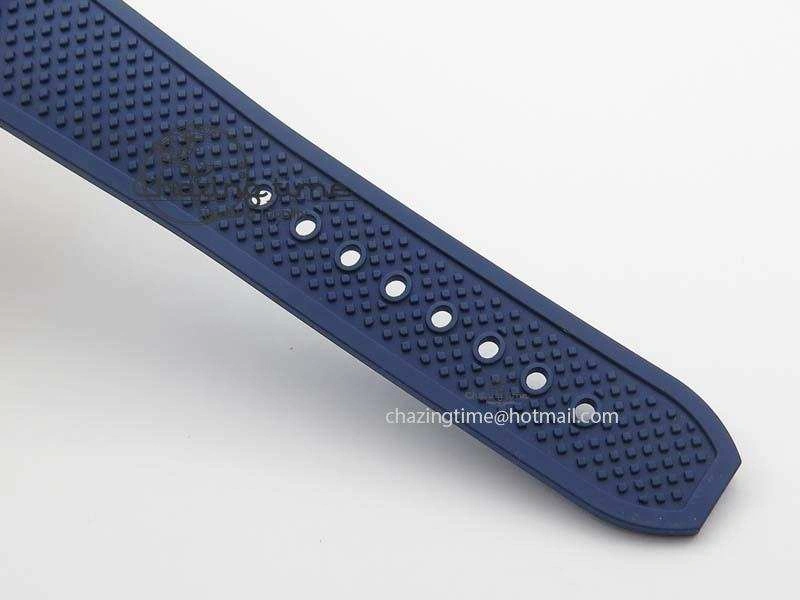 Calibre De Cartier Diver Blue RG TF 1:1 Best Edition On Blue Rubber Strap A23J