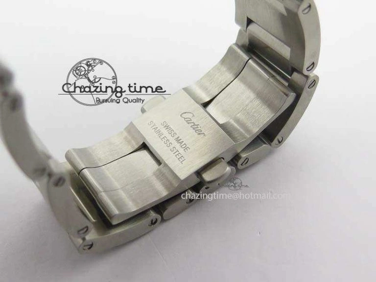 Calibre De Cartier Diver Blue TF 1:1 Best Edition On SS Bracelet A23J