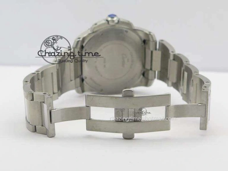 Calibre De Cartier Diver Blue TF 1:1 Best Edition On SS Bracelet A23J