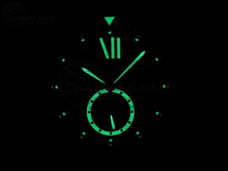 Calibre De Cartier Diver RG Black RG Bezel JF 1:1 Best Edition On Black Rubber Strap A23J