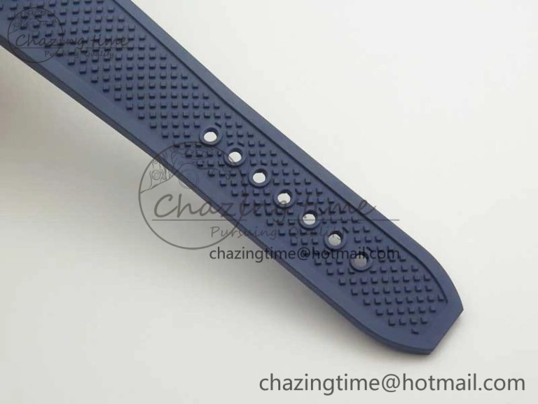 Calibre De Cartier Diver RG Blue RG Bezel JF 1:1 Best Edition On Blue Rubber Strap A23J