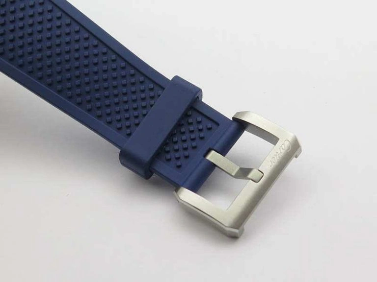 Calibre De Cartier Diver SS RG Blue JJF 1:1 Best Edition On Blue Rubber Strap A23J