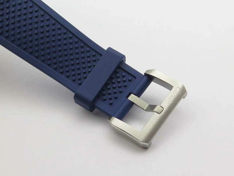 Calibre De Cartier Diver SS RG Blue JJF 1:1 Best Edition On Blue Rubber Strap A23J