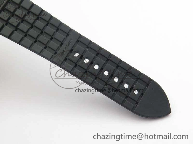 Calibre De Cartier Diver TF 1:1 Best Edition RG Black Dial On Nylon Black Rubber Strap A23J