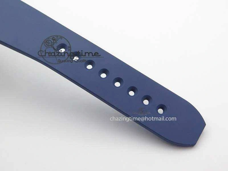 Calibre De Cartier Diver TF 1:1 Best Edition SS Blue Dial On Blue Rubber Strap A23J