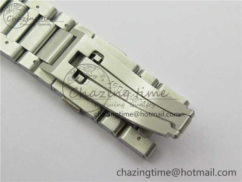 Calibre Heuer 01 Chrono 43mm SS Blue XF 1:1 Best Edition Skeleton Dial Red Hand on SS Bracelet A1887