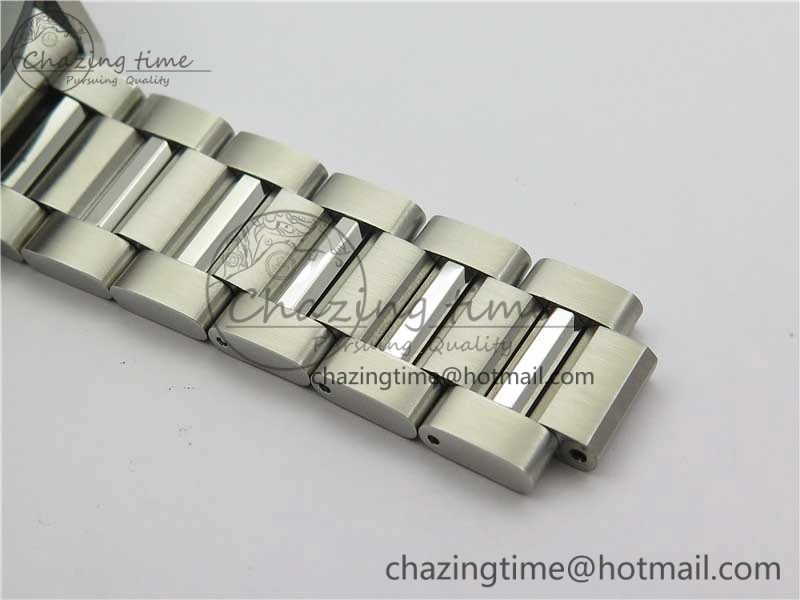 Calibre Heuer 01 Chrono SS XF 1:1 Best Edition Black Dial on SS Bracelet Strap A1887