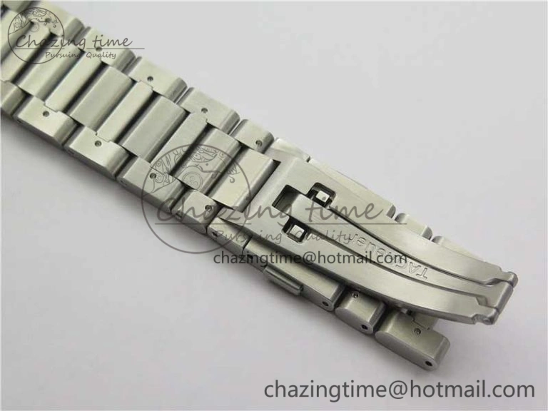 Calibre Heuer 01 Chrono SS XF 1:1 Best Edition Black Dial on SS Bracelet Strap A1887