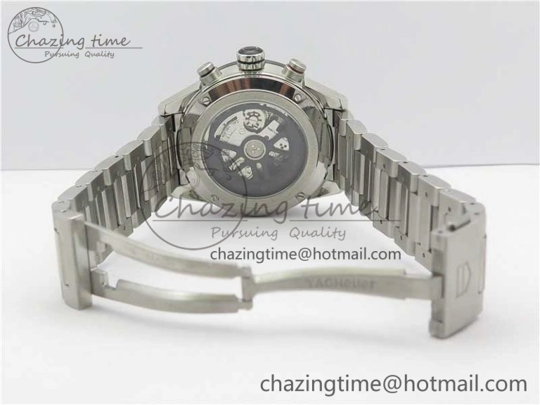 Calibre Heuer 01 Chrono SS XF 1:1 Best Edition Black Dial on SS Bracelet Strap A1887