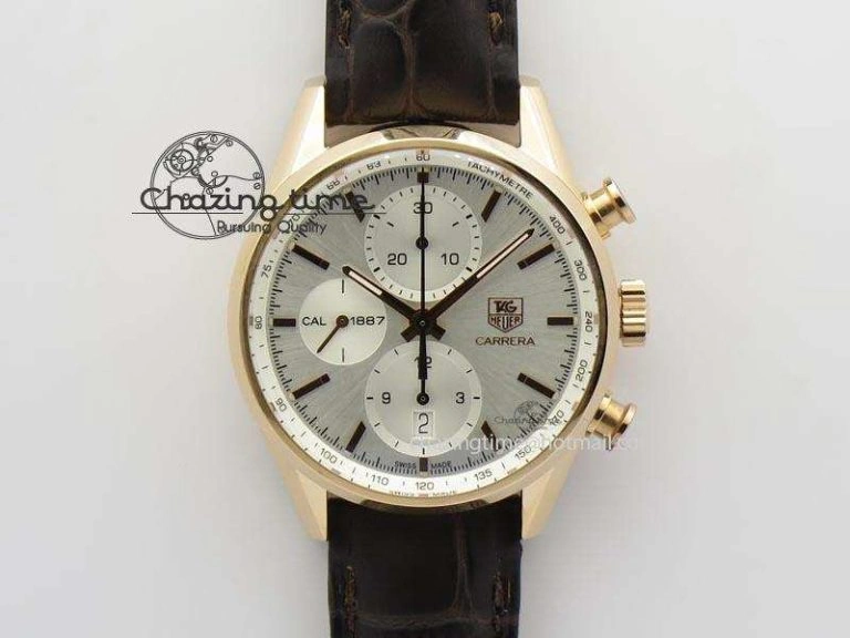 Calibre Heuer 01 Chrono SS PVD XF 1:1 Best Edition Skeleton Dial Red Hand on Red Rubber Strap A1887