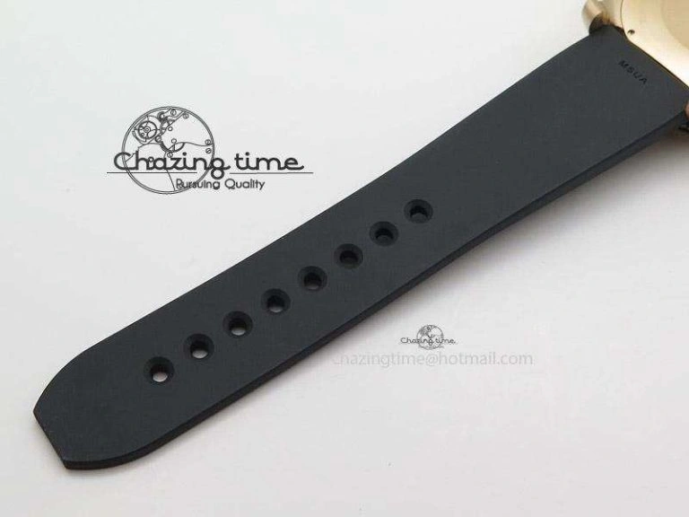 Calibre de Cartier Diver TF 1:1 Best Edition RG White Dial on Black Rubber Strap MIYOTA Movement