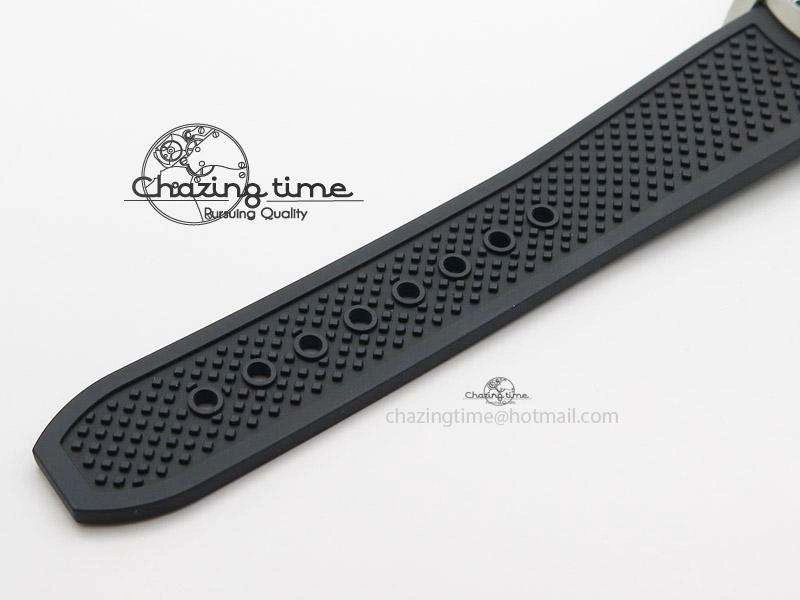 Calibre de Cartier Diver TF 1:1 Best Edition SS Black Dial on Black Rubber Strap MIYOTA Movement