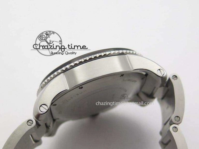 Calibre de Cartier Diver TF 1:1 Best Edition SS Black Dial on SS Bracelet MIYOTA Movement