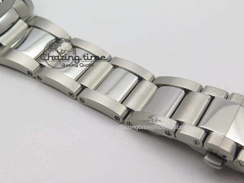 Calibre de Cartier Diver TF 1:1 Best Edition SS Black Dial on SS Bracelet MIYOTA Movement