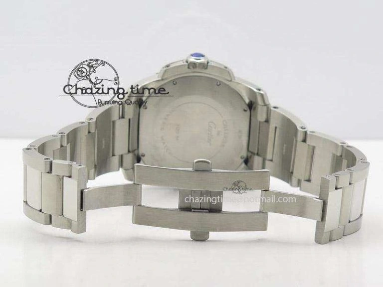 Calibre de Cartier Diver TF 1:1 Best Edition SS Black Dial on SS Bracelet MIYOTA Movement