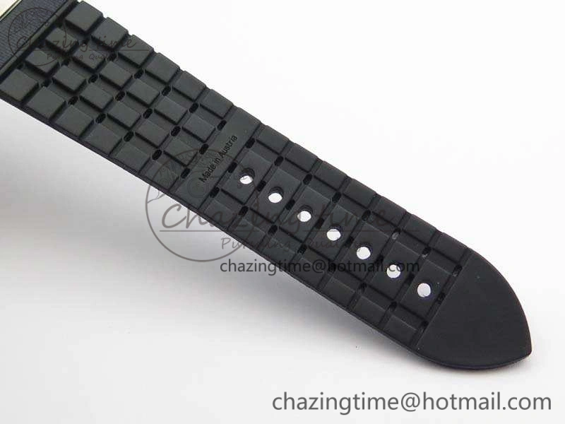 Calibre de Cartier Diver TF 1:1 Best Edition SS Blue Dial On Nylon Black Rubber Strap 23J Movement