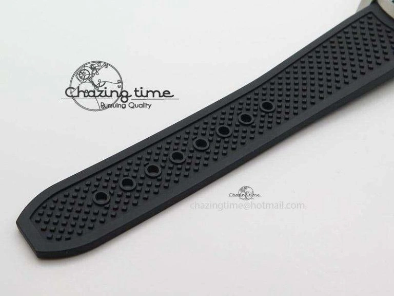 Calibre de Cartier Diver TF 1:1 Best Edition SS White Dial on Black Rubber Strap MIYOTA Movement