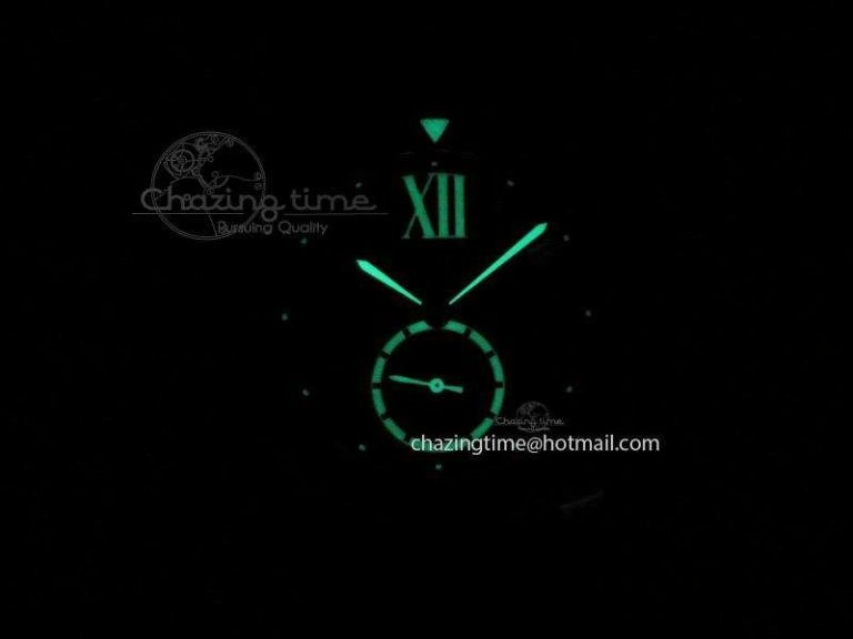 Calibre de Cartier Diver TF 1:1 Best Edition SS RG Black Dial On SS RG Bracelet MIYOTA Movement