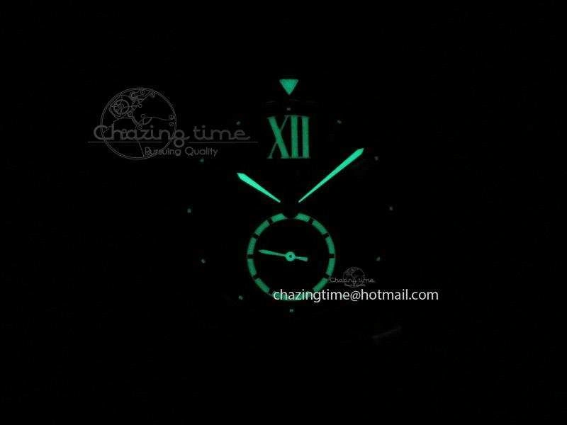 Calibre de Cartier Diver TF 1:1 Best Edition SS RG Black Dial On SS RG Bracelet MIYOTA Movement