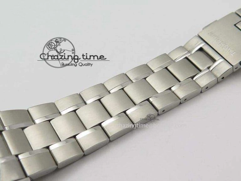 Carrera Calibre 1887 Chrono V6F 1:1 Best Edition White Dial On SS Bracelet CAL1887