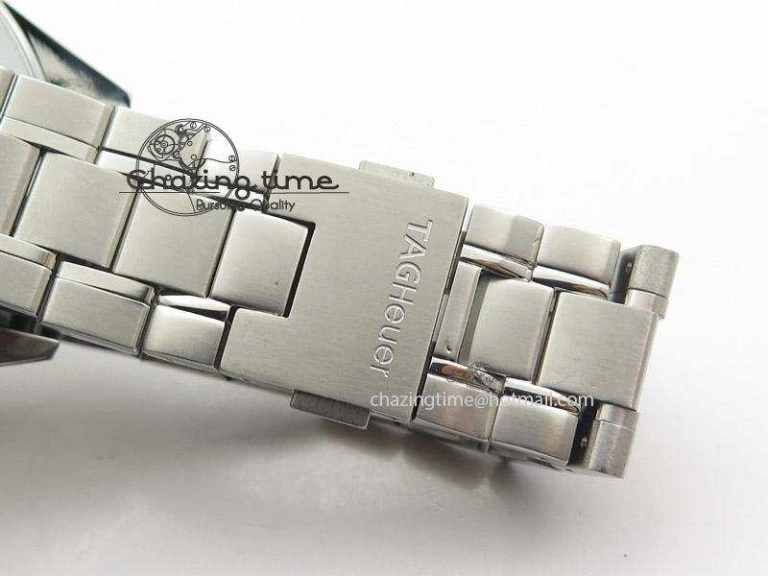 Carrera Calibre 1887 Chrono V6F 1:1 Best Edition White Dial On SS Bracelet CAL1887
