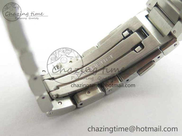 Carrera Calibre 1887 Day-Date SS V6F 1:1 Best Edition Ceramic Bezel Gray Dial On SS Bracelet A7750