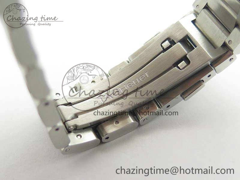 Carrera Calibre 1887 Day-Date SS V6F 1:1 Best Edition Ceramic Bezel Gray Dial On SS Bracelet A7750