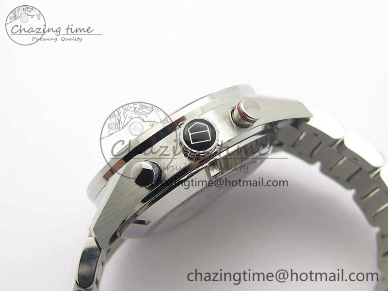 Carrera Calibre 1887 Day-Date SS V6F 1:1 Best Edition Ceramic Bezel Gray Dial On SS Bracelet A7750